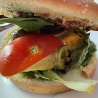 Quinoa-Kale Burger  at Geh Veg in Berlin