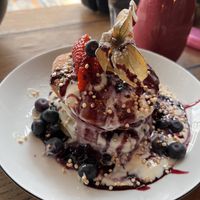 Blaubeeren Pancakes  at Geh Veg in Berlin