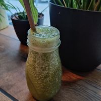 Green smoothie at Geh Veg in Berlin