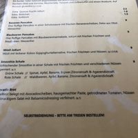 Menu   at Geh Veg in Berlin
