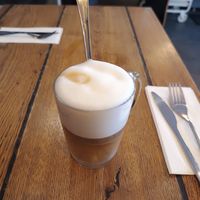 Oat milk latte at Geh Veg in Berlin
