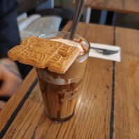 Speculoos Latte at Geh Veg in Berlin