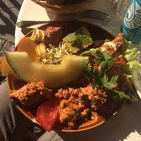 small breakfast  at Geh Veg in Berlin