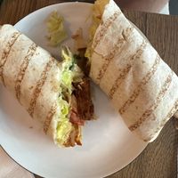 Smoked tofu wrap  at Geh Veg in Berlin