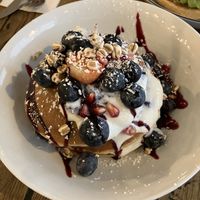 Blaubeer Pancakes  at Geh Veg in Berlin
