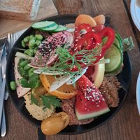 Breakfast plate at Geh Veg in Berlin