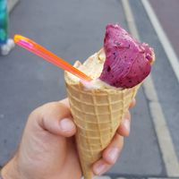 Vanilla and bluberry! at Geh Veg in Berlin