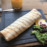 Seitan wrap  at Geh Veg in Berlin