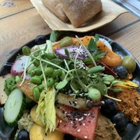 Lovely savory breakfast  at Geh Veg in Berlin