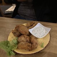 chrunchys with tzaziki   at Vegano in Gross-gerau