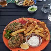 Fish n Chips at Vegano in Gross-gerau