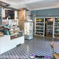 Inside Valladares cafe/deli and shop. at Valladares in Berlin