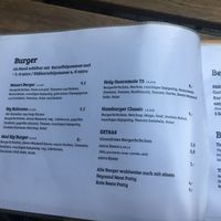 the menu  at Valladares in Berlin
