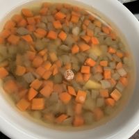 Linseneintopf / Lentil stew at Berggasthaus Kuhstall in Bad Schandau