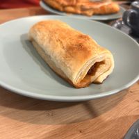 Napolitana de chorizo vegano  at Bohemian Lane in Bilbao