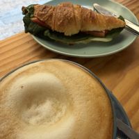 Croissant sandwich   at Bohemian Lane in Bilbao