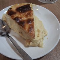 Basque cheese cake at Bohemian Lane in Bilbao