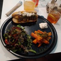 Hot dog Beyond at El Oju in Granada