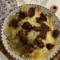 Cheesy Fries and Chorizzo  at El Oju in Granada
