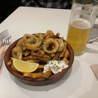 Vegan calamares   at El Oju in Granada