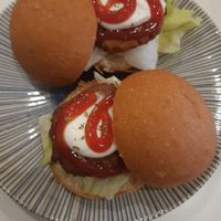 Mini burgers! at El Oju in Granada