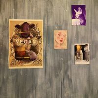 Vegan prints at El Oju in Granada