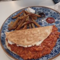 Tacos boloñesa at El Oju in Granada
