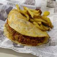 Taco tex at El Oju in Granada