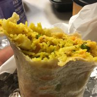 Maharaja Burrito at Appu's Cafe in Long Beach