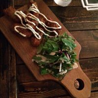 soy chunks  at Hang Out in Tokyo