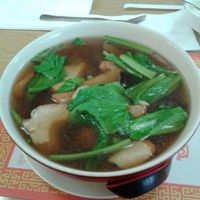 Veggie beef noodle soup :) at Bo De in Garden Grove