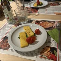 Fried polenta with kale pesto.  at Cafe Averechts in Utrecht
