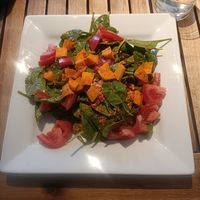 Spinach salad at Naturally Fiordland in Te Anau
