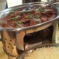 Mock Chicken at Maharaja Palace Indian Tandoori Restaurant in Gran Canaria