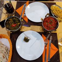 The food at Maharaja Palace Indian Tandoori Restaurant in Gran Canaria