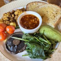 Vegan garden breakfast   at The Cosy Club in Leicester