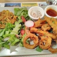 ";Fritto Misto"; at Mezzaluna in Saint-laurent-blangy