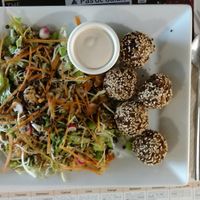 Sesame balls amazing! at Mezzaluna in Saint-laurent-blangy