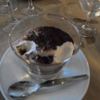 Tiramisu at Mezzaluna in Saint-laurent-blangy