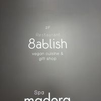 i don't understand their name. at 8ablish Cafe in Tokyo