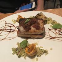 Tofu steak at 8ablish Cafe in Tokyo