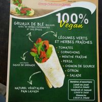 their leaflet at Cigköftem in Strasbourg