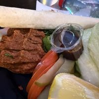 small plate  at Cigköftem in Strasbourg