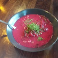 Hearty Chłodnik! at Restauracja Ciasna in Torun