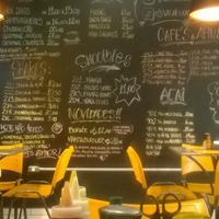 inside at Vaca Louca Cafe in Maringa