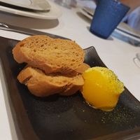 Homemade vegan butter at Casa Chema in Oviedo