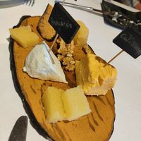 Cheese board at Casa Chema in Oviedo