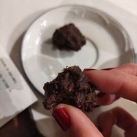 Chocolate vegano con la cuenta at Casa Chema in Oviedo