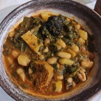 Pote vegano, el chorizo y la morcilla increíbles at Casa Chema in Oviedo