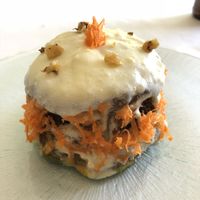 Tarta de zanahoria at Casa Chema in Oviedo